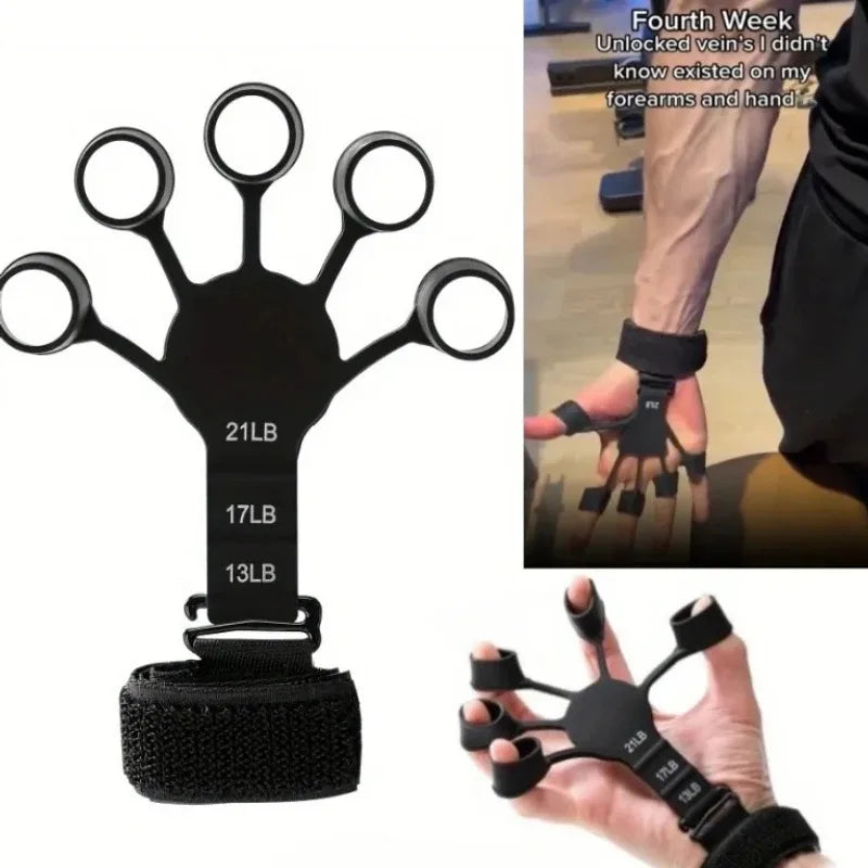 Adjustable Grip Strength Trainer Set Hand Training Equipment Grip Ring for Finger Exercises Comprehensive Fitness Kit