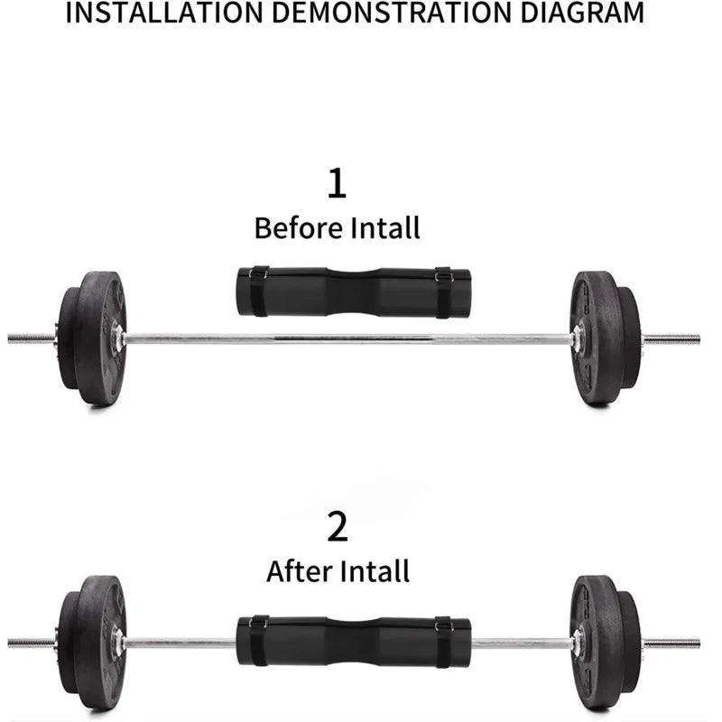 Barbell Shoulder Pads Thickened Squat Weightlifting Foam Neck Pads Lunges Hip Thrusts Powerlifting Deadlift Gym Fitness Training
