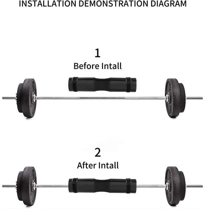 Barbell Shoulder Pads Thickened Squat Weightlifting Foam Neck Pads Lunges Hip Thrusts Powerlifting Deadlift Gym Fitness Training