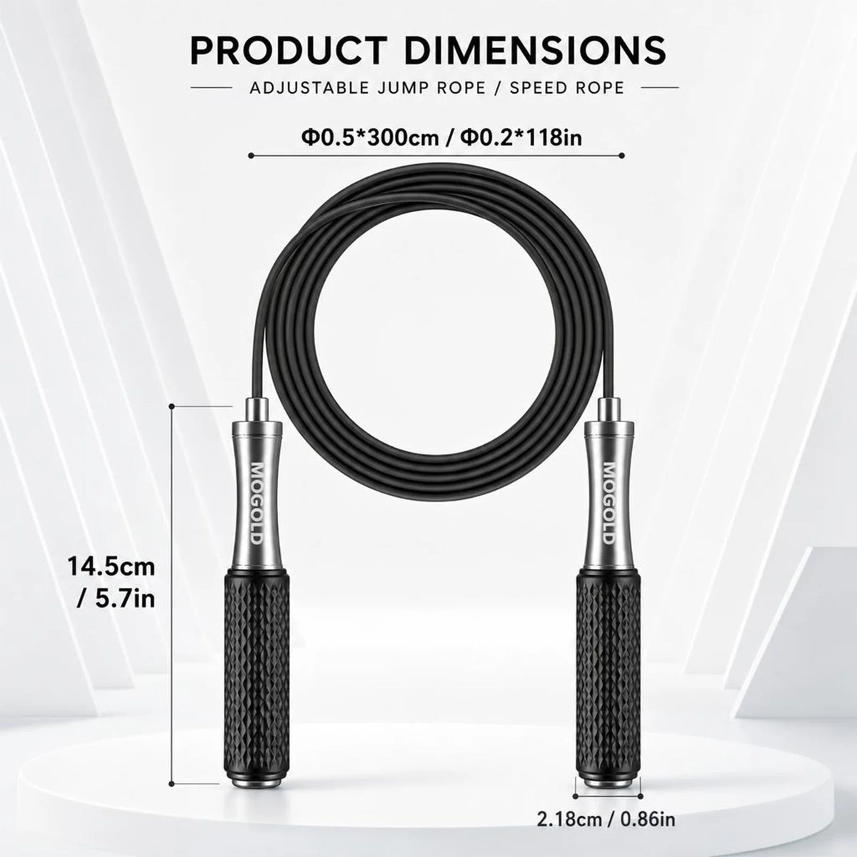 Jump Rope,Adjustable Length Steel Ropes with Ball Bearings, Suitable for Men and Women,Exercise Skipping Rope for Weight-loss