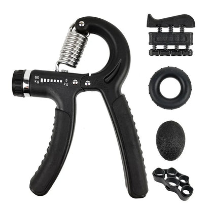 Adjustable Grip Strength Trainer Set Hand Training Equipment Grip Ring for Finger Exercises Comprehensive Fitness Kit