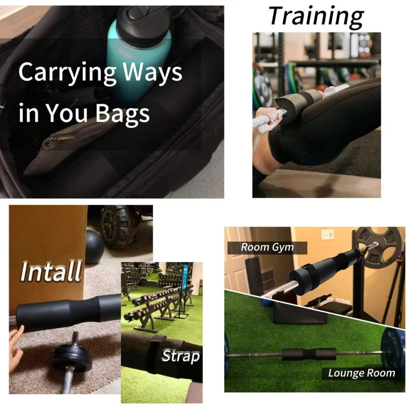 Barbell Shoulder Pads Thickened Squat Weightlifting Foam Neck Pads Lunges Hip Thrusts Powerlifting Deadlift Gym Fitness Training