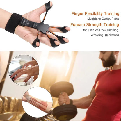Adjustable Grip Strength Trainer Set Hand Training Equipment Grip Ring for Finger Exercises Comprehensive Fitness Kit