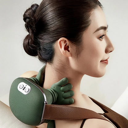 Neck Shoulder Massager Deep Tissue Shiatsu Back Cervical Massage Machine Bionic Electric