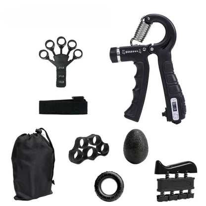 Adjustable Grip Strength Trainer Set Hand Training Equipment Grip Ring for Finger Exercises Comprehensive Fitness Kit