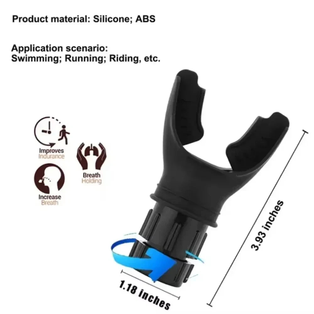 Portable Breathing Trainer with Adjustable Resistance Settings